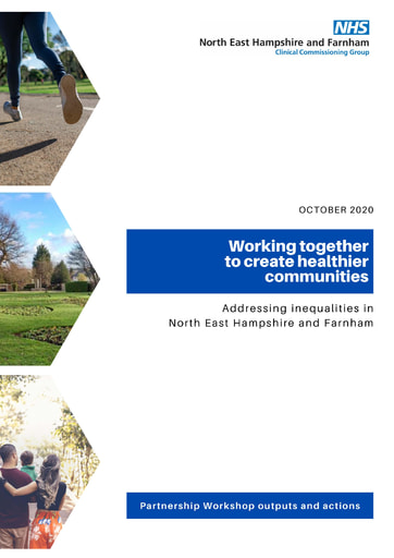 Working together to create healthier communities report