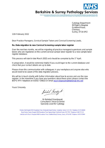 2022 02 11 CSP Sample Taker Register Letter