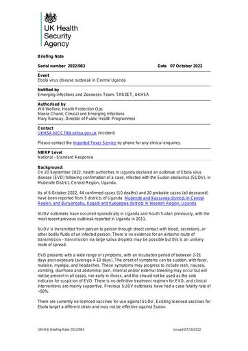 Ebola virus disease outbreak in central uganda 2022 083