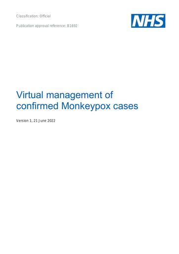 B1692   Virtual management of MPX cases