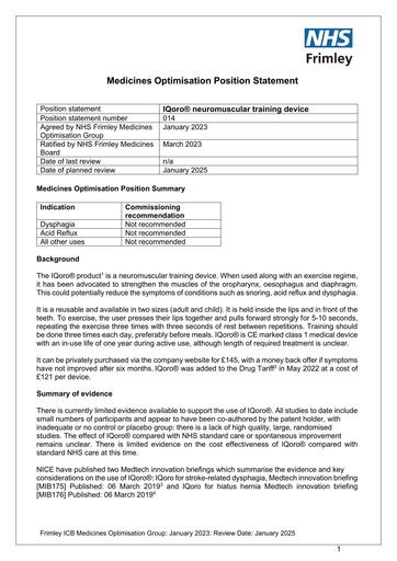 014 MOG Position Statement IQoro