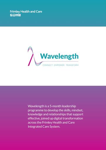 WAVELENGTH COHORT 4 LAUNCH BOOKLET