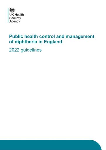 Diphtheria guidelines 2022 v16 1 corrected