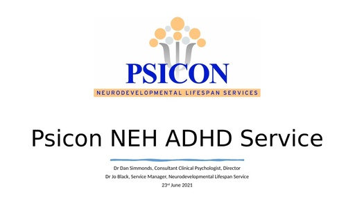 NEH ADHD Psicon Presentation