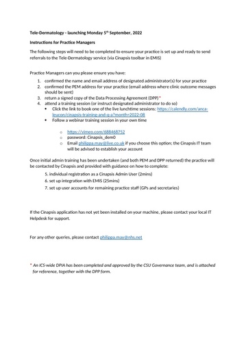 Practice Managers 31Aug22