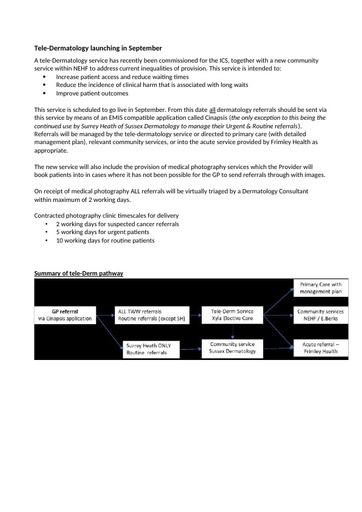 Derm Launch GP Comms 18Aug Supporting Info