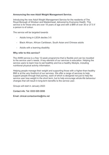 GP Newsletter Article November 2022