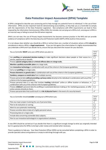 DPIA SCW CHIS Apollo Data Extraction V1 0 FINAL