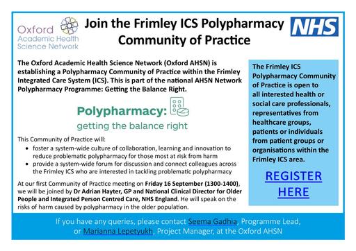 Frimley polypharmacy flyer