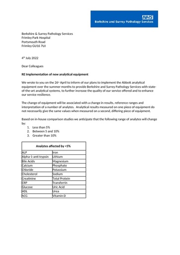 Automation Clinical Comms Changes v4 0