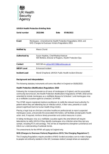 20220607 BN2022 046 Monkeypox Amendment to the HP regulations v01 00