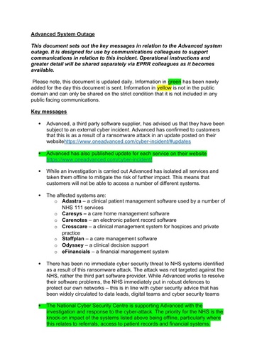 20220812 Operation Silver Puncture Comms Pack