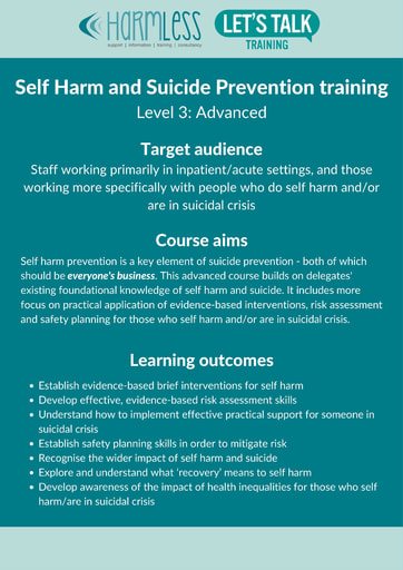 Level 3 Self Harm 2022
