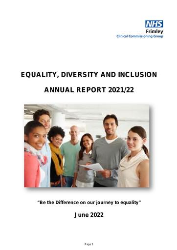 EDI Annual Report 2021-22