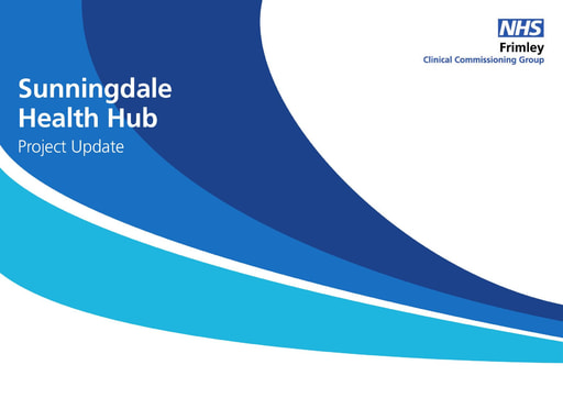 Sunningdale Health Hub project slides