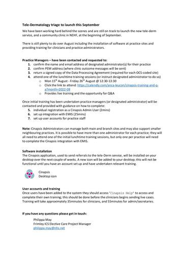 Derm Launch GP Comms 08Aug22