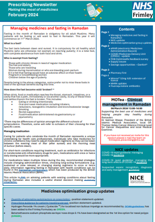 Frimley ICB prescribing newsletter- February 24